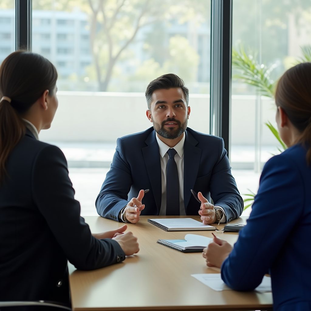 Simulación de entrevista laboral